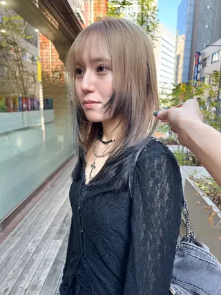 ミディアム カラー Seeknext // Rukaのヘアスタイル