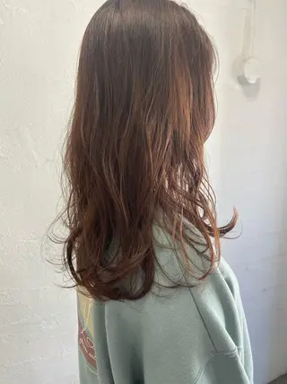 ロング カラー パーマ ヘアアレンジ 眠れるヘッドスパ✨ chacoのヘアスタイル