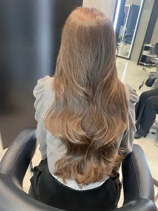 ロング 韓国✖️網紅🖤 パーマYURIYAのヘアスタイル