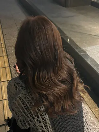 ロング カラー 🍓ハイトーンカラー 🎀nene🍓のヘアスタイル