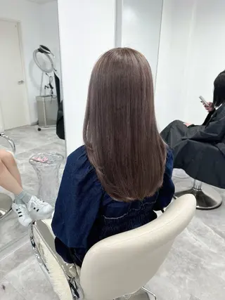 セミロング 🤍 RIKO / LITTYのヘアスタイル