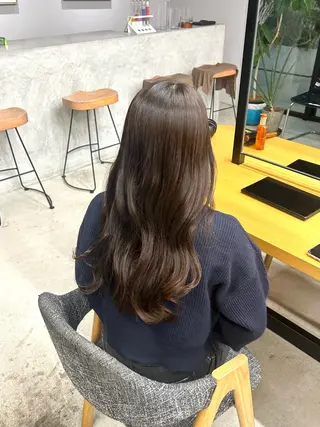 ロング カラー 天神/韓国レイヤー /髪質改善/ココロのヘアスタイル