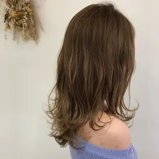 セミロング 【髪質改善】 梅田　聡のヘアスタイル