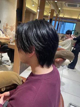 ミディアム メンズ 新宿/ハイトーン カラー/AKI🍎のヘアスタイル
