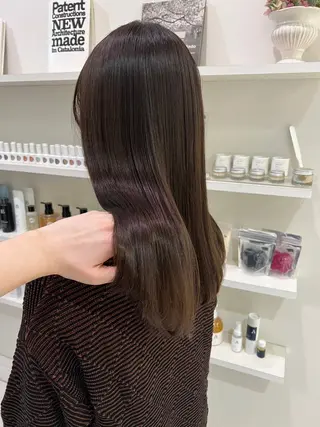 セミロング カラー ParveMix￤ 大賀さつき🍨🤍のヘアスタイル