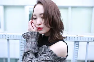 ミディアム カラー パーマ ヘアアレンジ メンズ キッズ ネイル マツエク・マツパ premier modelsのヘアスタイル