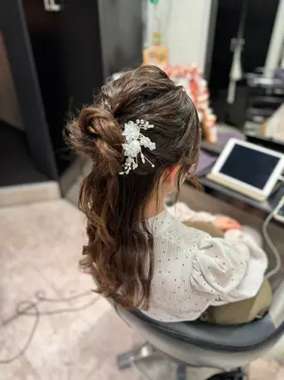 セミロング 伊藤 栄子のヘアスタイル
