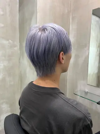 ショート カラー メンズ ✂️ショート指名 No.1 鍋田 貴大のヘアスタイル