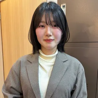 ミディアム 似合わせボブカット/ 髪質改善/細川実知香のヘアスタイル