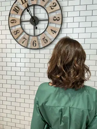ミディアム パーマ 韓国hair🦋 Nanaのヘアスタイル