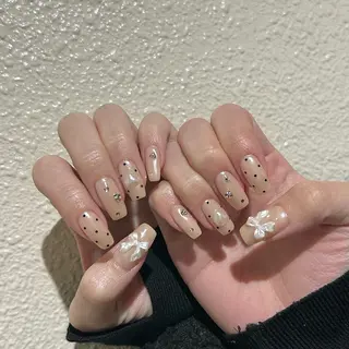 ネイル パラあり！フィルイン 美フォルムのネイルデザイン