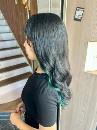 ロング カラー 天王寺駅徒歩1分/ 韓国ヘアー/Lowaのヘアスタイル