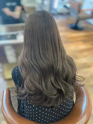 ロング カラー レナ┊︎髪質改善 ┊︎シルクストレートのヘアスタイル