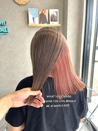 ミディアム カラー 一ノ瀬 暁のヘアスタイル
