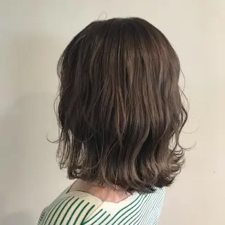 ミディアム カラー 烏丸韓国ヘア🇰🇷 ayaka🎀のヘアスタイル