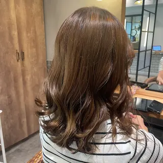 セミロング 透明感カラー/ カット🎀あつこ🎀のヘアスタイル