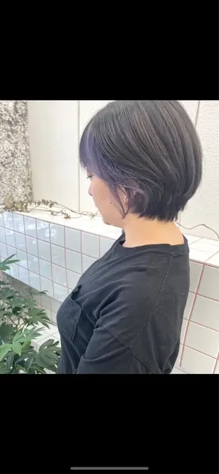 ショート カラー erika /韓国ヘアのヘアスタイル