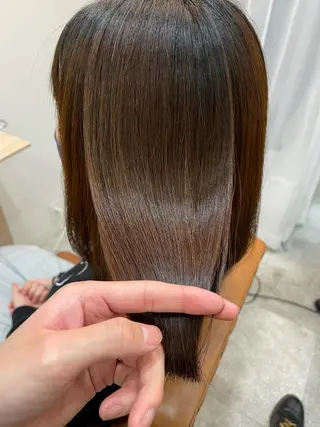ミディアム カラー 👑髪質改善の匠👑 サンジョウ ユウキのヘアスタイル