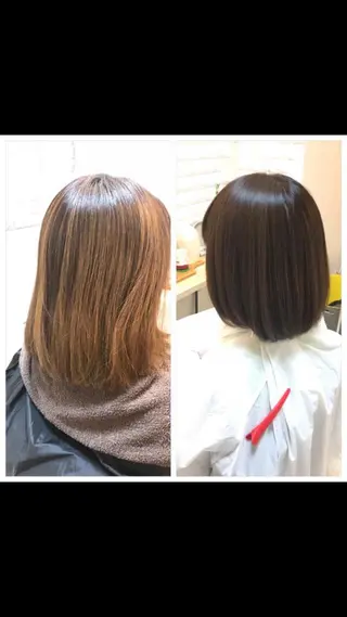 ショート カラー パーマ ヘアアレンジ キッズ ネイル マツエク・マツパ 🌈プチッと変身🌈 変化あるスタイルへのヘアスタイル