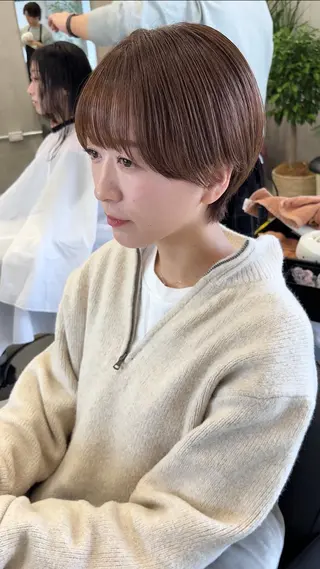 ショート 韓国レイヤー🇰🇷 ReLien西大寺店のヘアスタイル