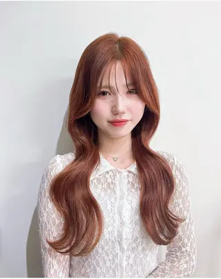 ロング パーマ 林本 来夢のヘアスタイル