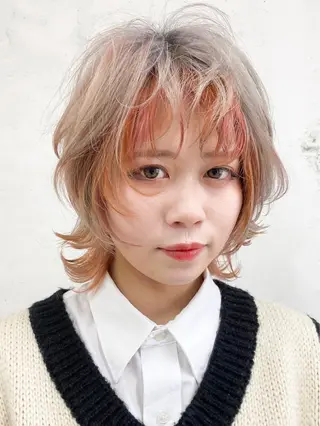 ショート カラー welring hair salonのヘアスタイル