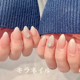 ネイル 🎀kira 長さだし💗モチ最高のネイルデザイン