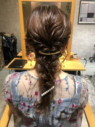 ロング 阿部 玲奈のヘアスタイル