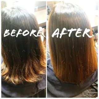 セミロング デザインカラー モデル募集🌈のヘアスタイル