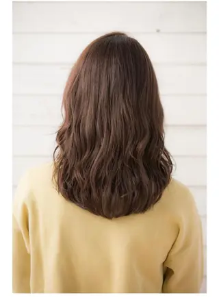 ミディアム パーマ 美容室ARKS 黒田杏奈のヘアスタイル
