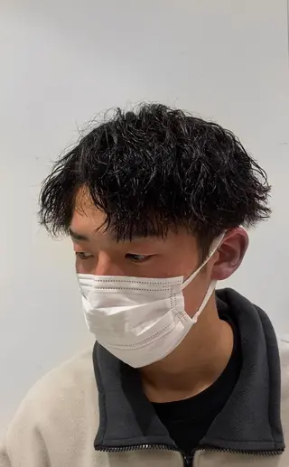 パーマ メンズ指名数No.1 鐸木桜子のヘアスタイル