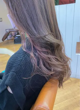 セミロング 西尾 隆介のヘアスタイル