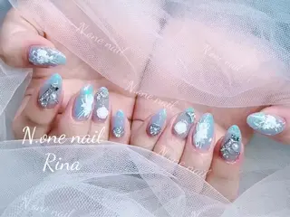 ネイル 長いだし/スカルプ/ パラシェルN.oneのネイルデザイン