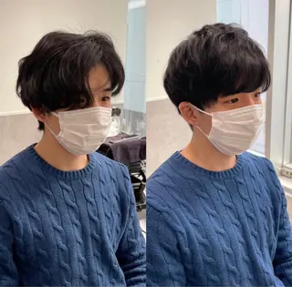 ショート メンズ 髪質改善ヘアケア 艶髪特化/上田のヘアスタイル