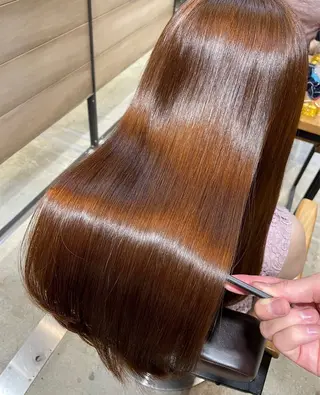 ロング 韓国/ワンホンヘア 髪質改善/MaCoのヘアスタイル