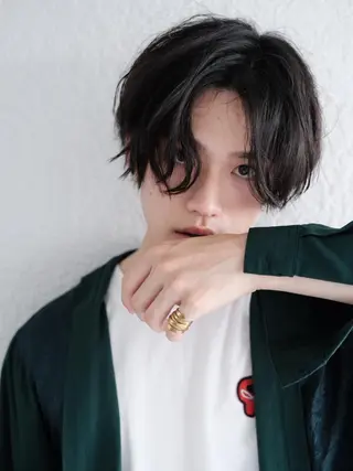 ミディアム メンズ ‪🌿パーマ大好評 メンズ特化🌿ワタルのヘアスタイル