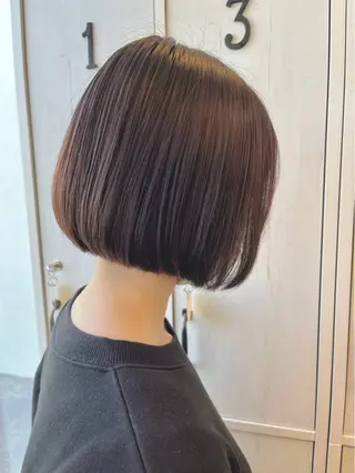 ミディアム カラー ルプラボウ りく/艶カラーのヘアスタイル