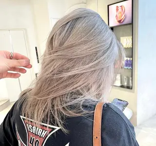 ミディアム カラー トレンドパーマ‼️ NAOKI💥のヘアスタイル