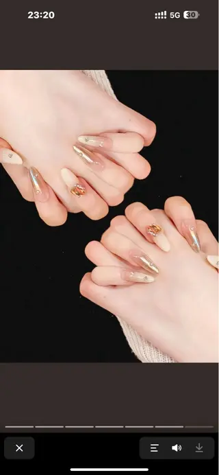 ネイル 💅パッマ ネイル AOIのマツエク・マツパデザイン