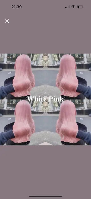 ロング カラー ダブルカラー特化💍 tiam💍韓国ヘアのヘアスタイル