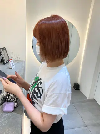 ショート 透け感たっぷり柔らか 梨花子🌼のヘアスタイル