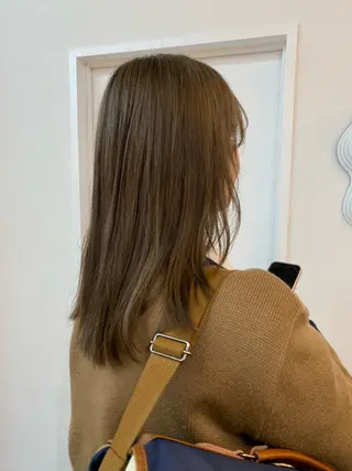 セミロング カラー ichika/福岡 /透明感カラー🤎のヘアスタイル