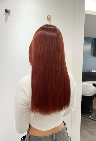 ロング カラー 和夢/メンズカット/ パーマ/ハイトーンのヘアスタイル