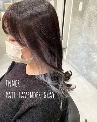 ミディアム カラー にしき さんのヘアスタイル