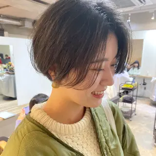 ショート カラー 坂本 裕介/パーマのヘアスタイル
