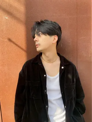 ショート パーマ メンズ 雪音/美髪縮毛矯正 /ニュアンスパーマのヘアスタイル