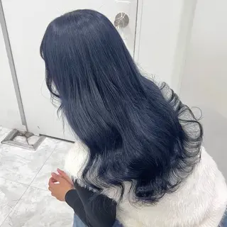 ロング カラー 韓国風艶髪🎀 暖色カラー🤍のヘアスタイル