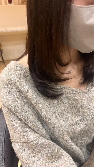 ミディアム 野村 佳蓮のヘアスタイル