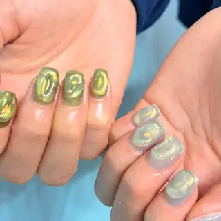 ショート 小川 柚香のネイルデザイン