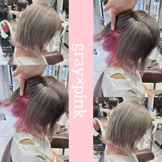 ショート カラー ✨髪質改善専門店✨ QOLU✨のヘアスタイル